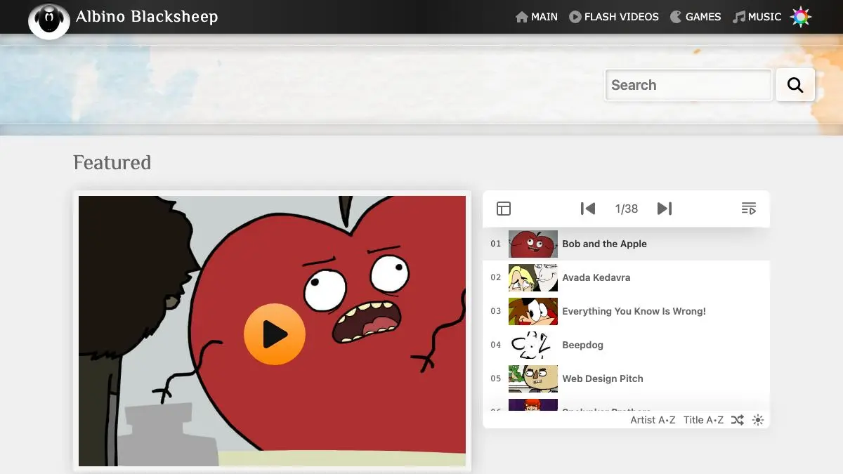 Screenshot of Albino Blacksheep