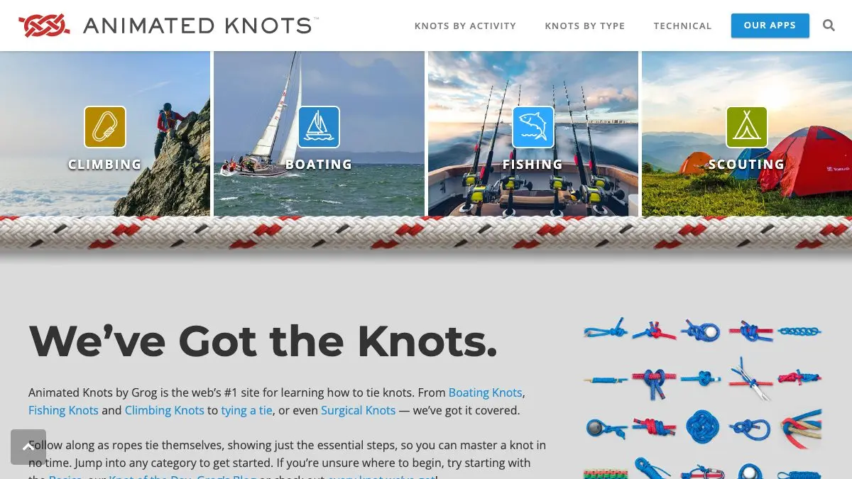 Screenshot of Animated Knots