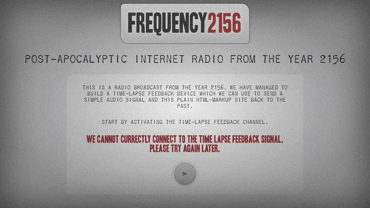Screenshot of Frequency 2156