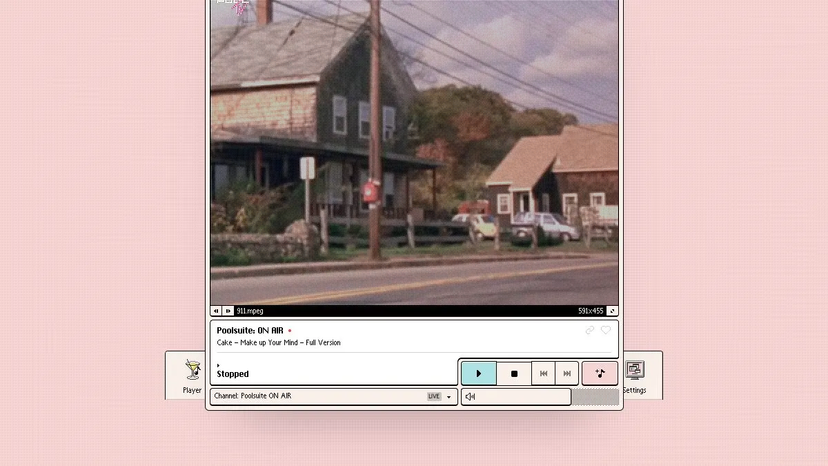 Screenshot of Poolside FM