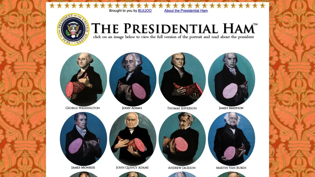 Screenshot of Presidential Ham